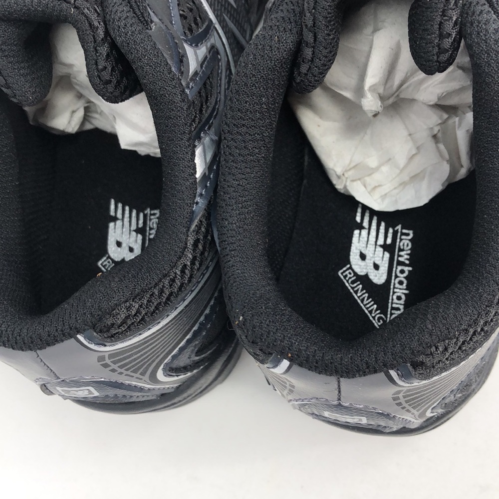 New Balance Big Kids 740 Bungee Lace PZ740BM Black Grey Casual Shoes - Size 3 - Picture 14 of 16